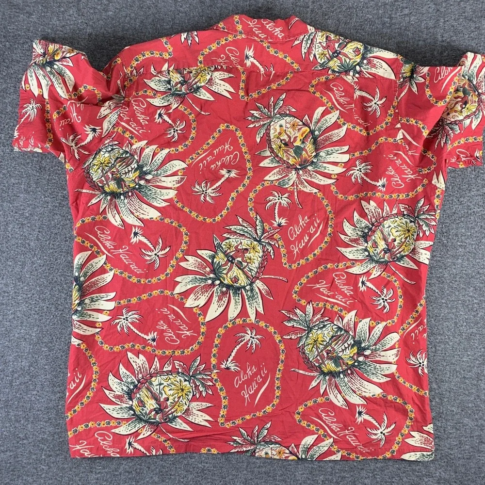 Vintage Polo Ralph Lauren Camp Shirt Men Extra Large Aloha Hawaiian